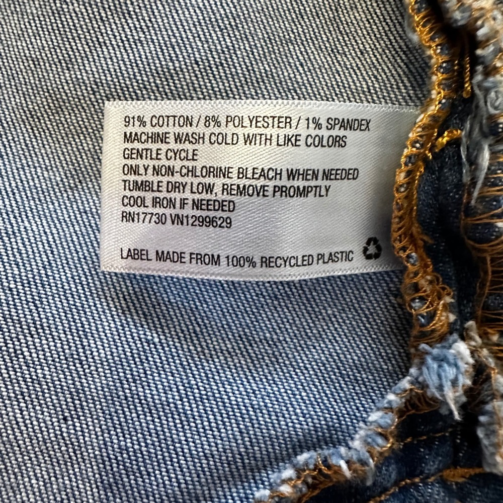 Knox Rose Blue Denim Zip-Front Jacket - Picture 7 of 12